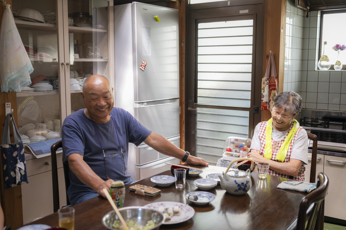 喜多さんの家の食卓はいつも川魚がいっぱい