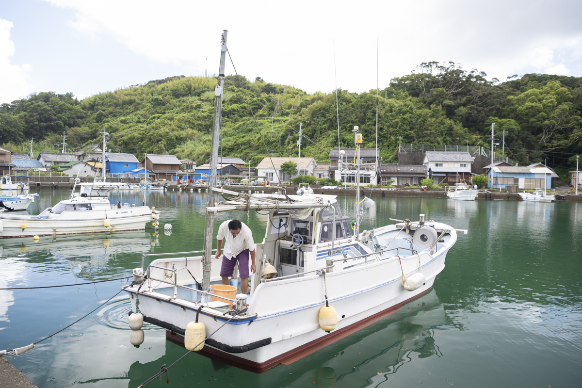 出羽島での漁師生活